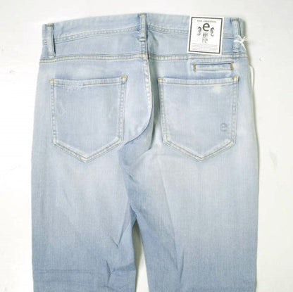 イージーンズ SEA HORSE BOY'S TAPERED コットン デニムパンツ