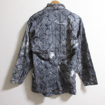 ISSEY MIYAKE 織柄 スタンドカラー ジャケット