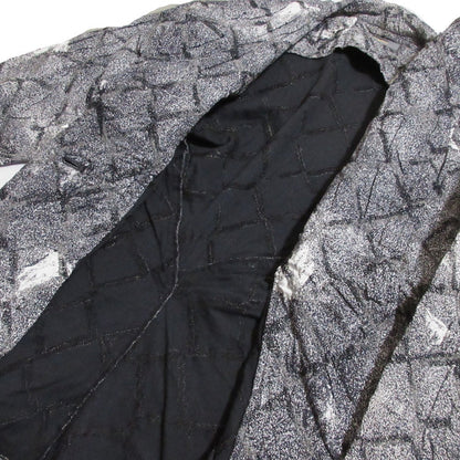ISSEY MIYAKE 織柄 スタンドカラー ジャケット