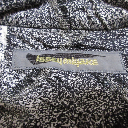 ISSEY MIYAKE 織柄 スタンドカラー ジャケット