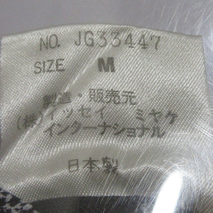 ISSEY MIYAKE 織柄 スタンドカラー ジャケット