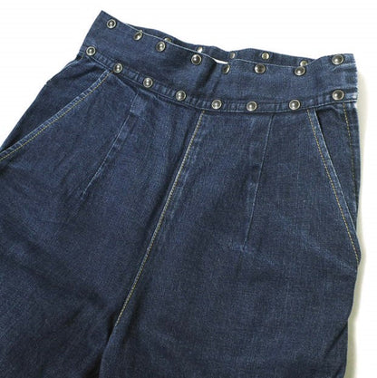 TOGA PULLA スタッズ ハイウエスト デニム パンツ