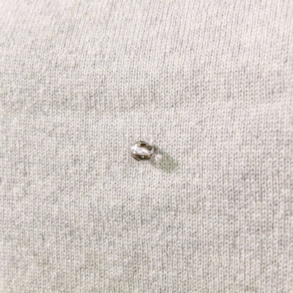 Brunello Cucinelli ガラスビーズ カシミヤ100% ショートスリーブニット
