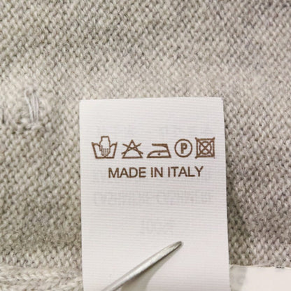 Brunello Cucinelli ガラスビーズ カシミヤ100% ショートスリーブニット