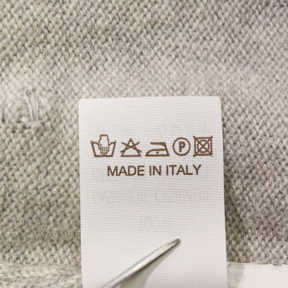 Brunello Cucinelli ガラスビーズ カシミヤ100% ショートスリーブニット