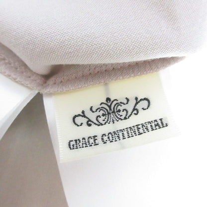 GRACE CONTINENTAL キュプラサテンノースリーブブラウス