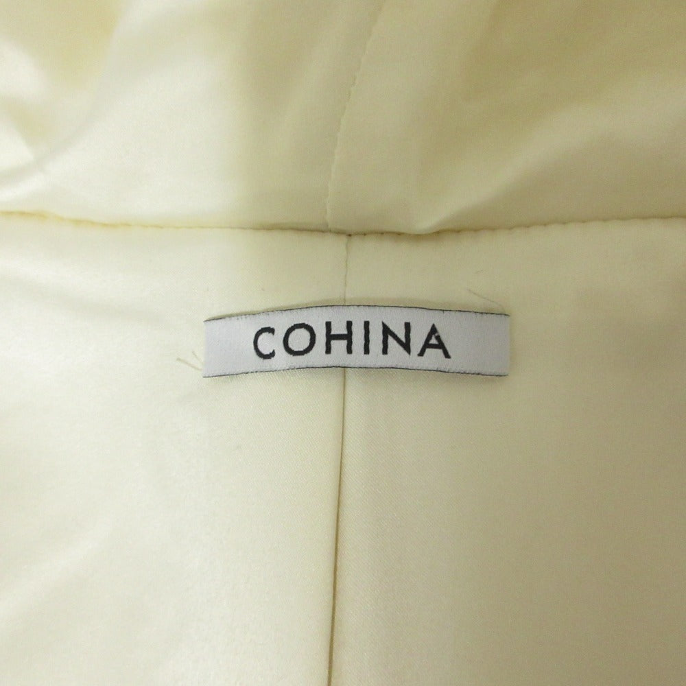 COHINA フラッフィー ウール ロング コート