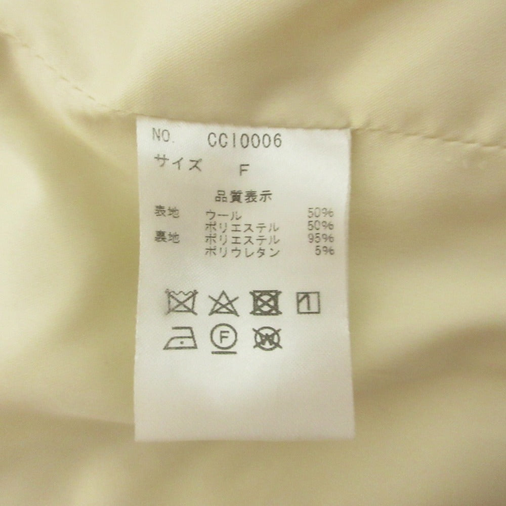 COHINA フラッフィー ウール ロング コート