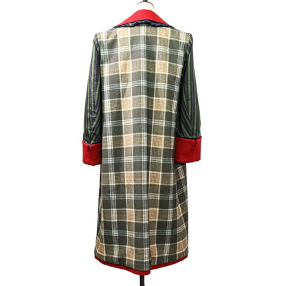 Maison Margiela リバーシブル チェック パネル コート