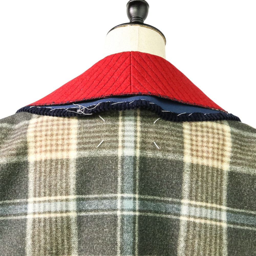 Maison Margiela リバーシブル チェック パネル コート