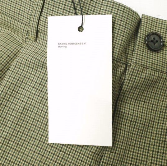カミエルフォートヘンス PLEATED SUIT PANTS SHORTS コットン ショートパンツ