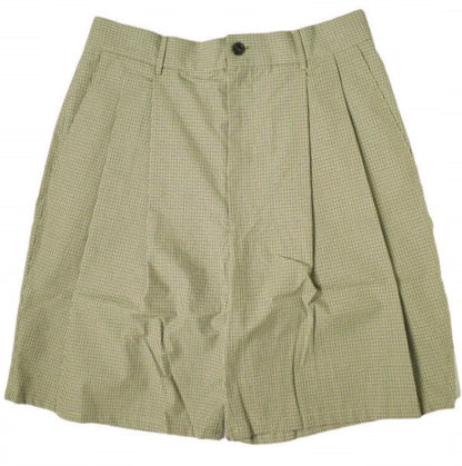 カミエルフォートヘンス PLEATED SUIT PANTS SHORTS コットン ショートパンツ