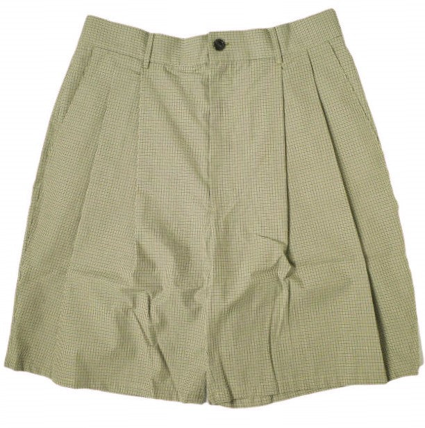 カミエルフォートヘンス PLEATED SUIT PANTS SHORTS コットン ショートパンツ
