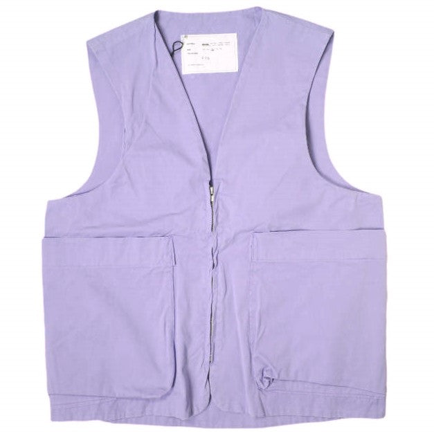 カミエルフォートヘンス ZIP VEST TWILL コットン ベスト