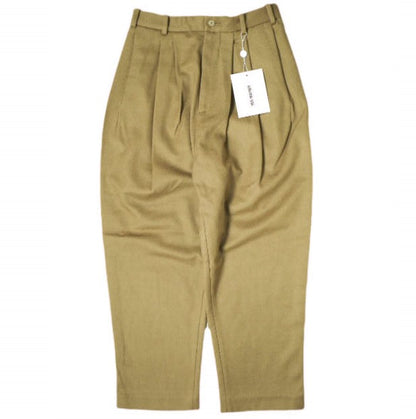 ヘドメイナー WOOL 6 PLEAT PANTS ウールパンツ