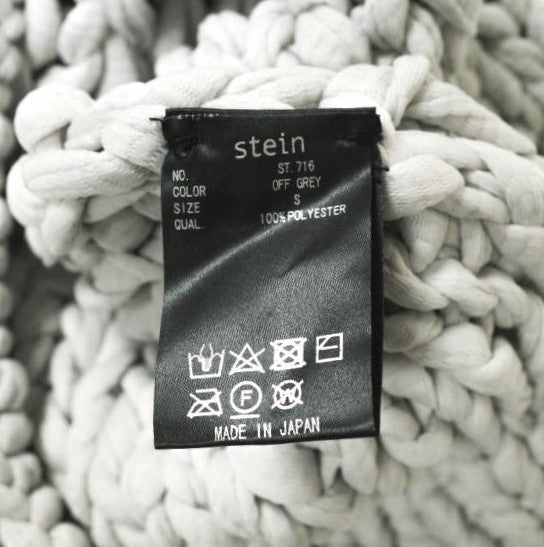 シュタイン LILY YARN HAND KNIT LS ポリエステルセーター