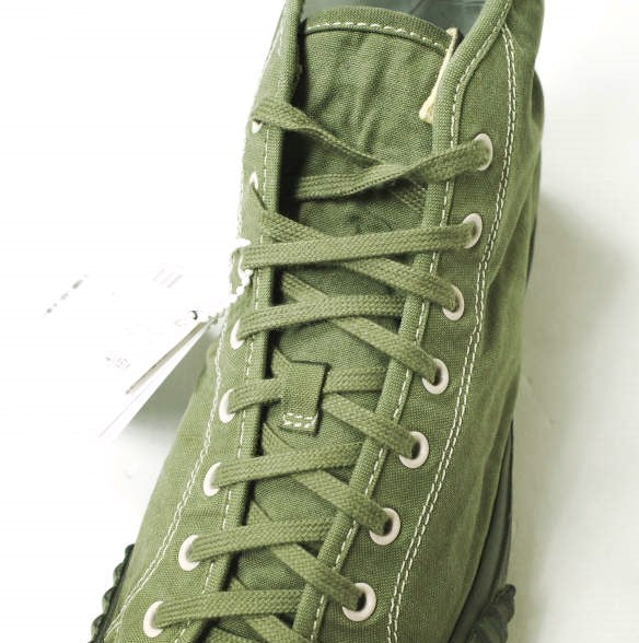 ヴィズヴィム KIEFER MID FORAGE 特殊加工コットン スニーカー