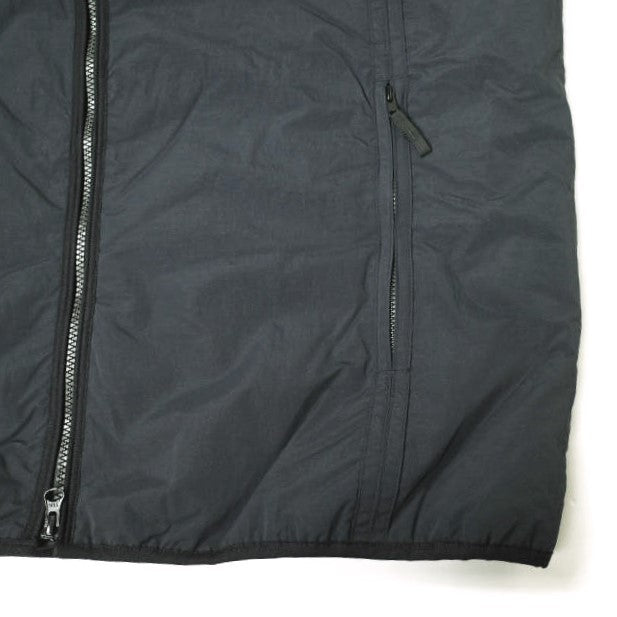 FARAH ナイロン ジップアップ ベスト ブラック L