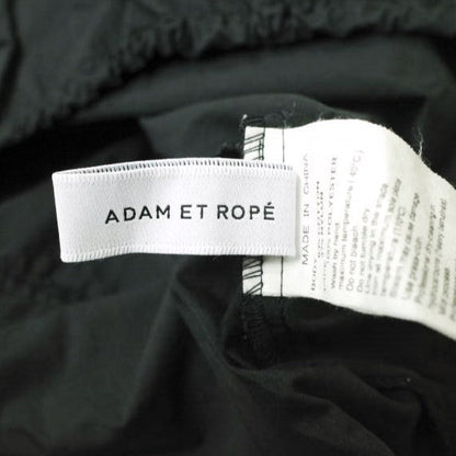 ADAM ET ROPE スタンドネック ドローストリング シャツ