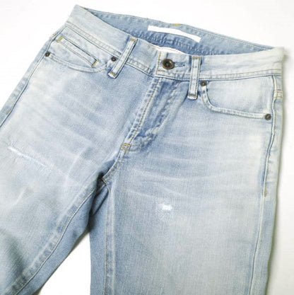 イージーンズ SEA HORSE BOY'S TAPERED 綿 ストレッチデニムパンツ