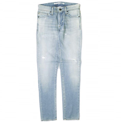 イージーンズ SEA HORSE BOY'S TAPERED 綿 ストレッチデニムパンツ