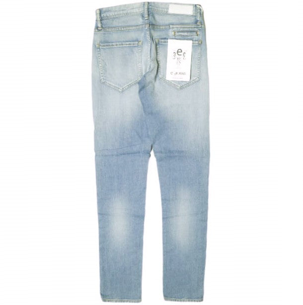 イージーンズ SEA HORSE BOY'S TAPERED 綿 ストレッチデニムパンツ