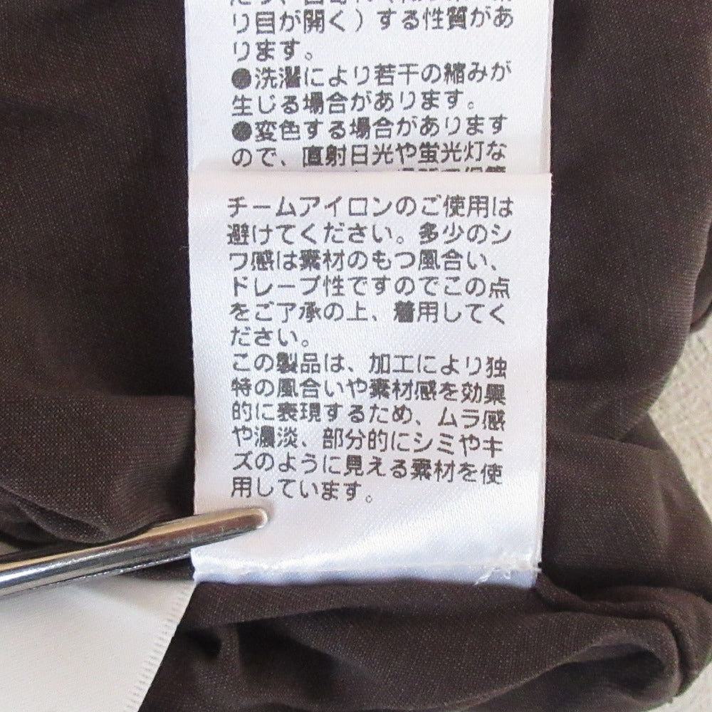 GALLARDAGALANTE ボウ タイ キュプラ 長袖 シャツ