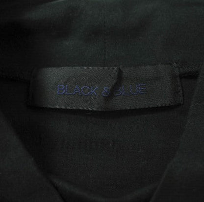 BLACK&BLUE ハイネック 3/4 スリーブ Tシャツ