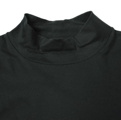 BLACK&BLUE ハイネック 3/4 スリーブ Tシャツ