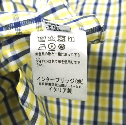 Borriello x Brilla チェック コットン シャツ (限定)