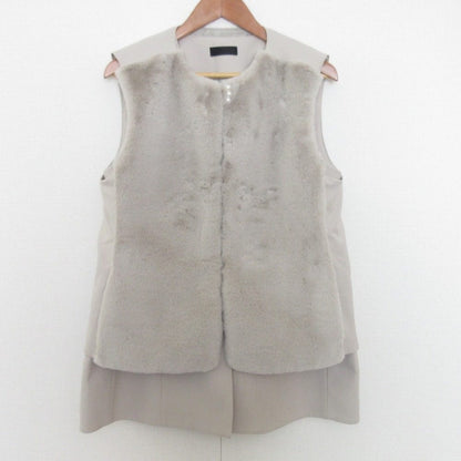 TO BE CHIC 3WAY フェイク ファー ベスト