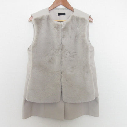 TO BE CHIC 3WAY フェイク ファー ベスト