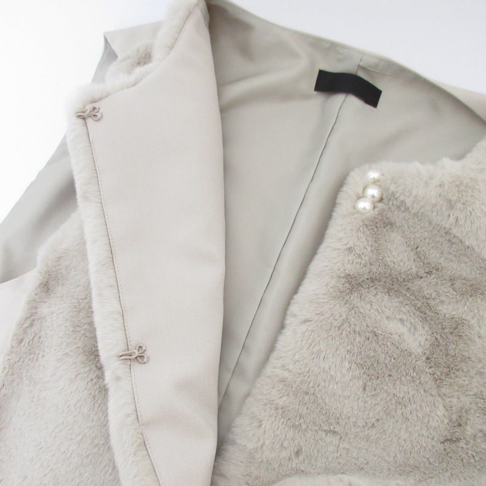 TO BE CHIC 3WAY フェイク ファー ベスト