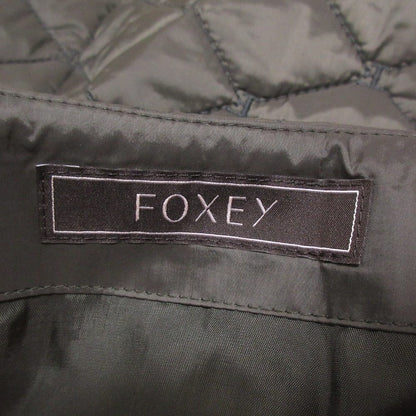 FOXEY セトサ F ロゴ キルティング スカート
