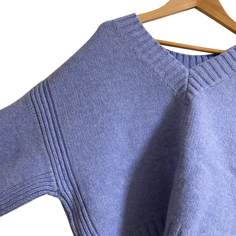 トゥモローランド ウールカシミヤ2WAYプルオーバーニット