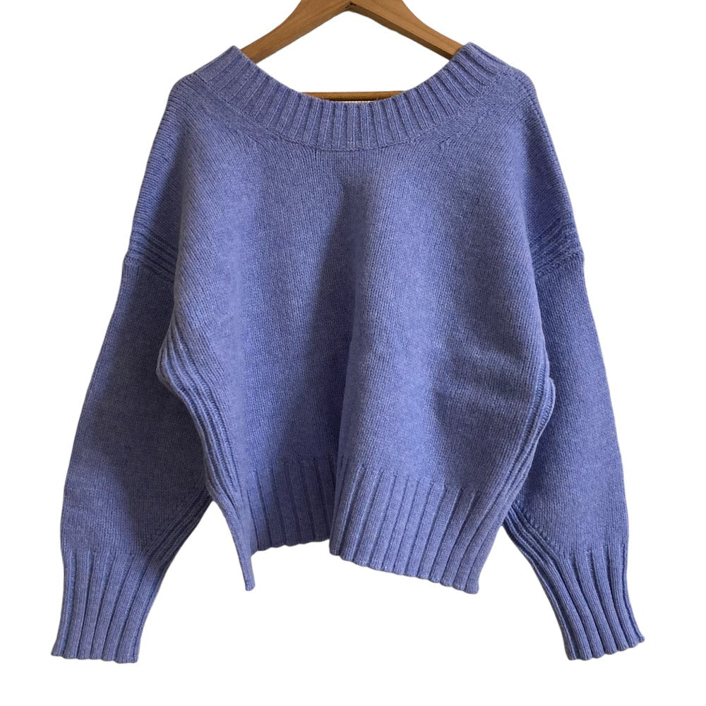 トゥモローランド ウールカシミヤ2WAYプルオーバーニット