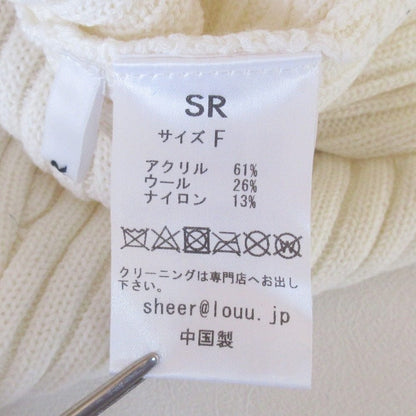 SHEER SR オーサム パフ ニット ニットウェア