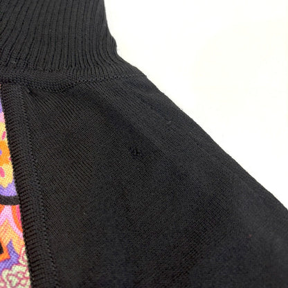 LEONARD FASHION ビジュー シルク混 タートルネック ニット