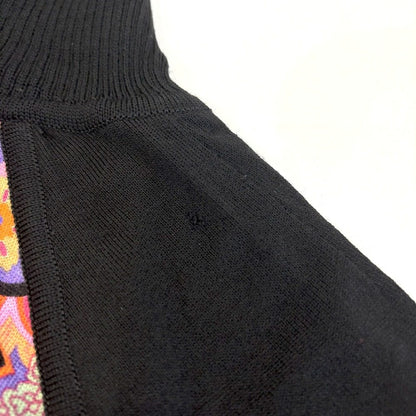 LEONARD FASHION ビジュー シルク混 タートルネック ニット