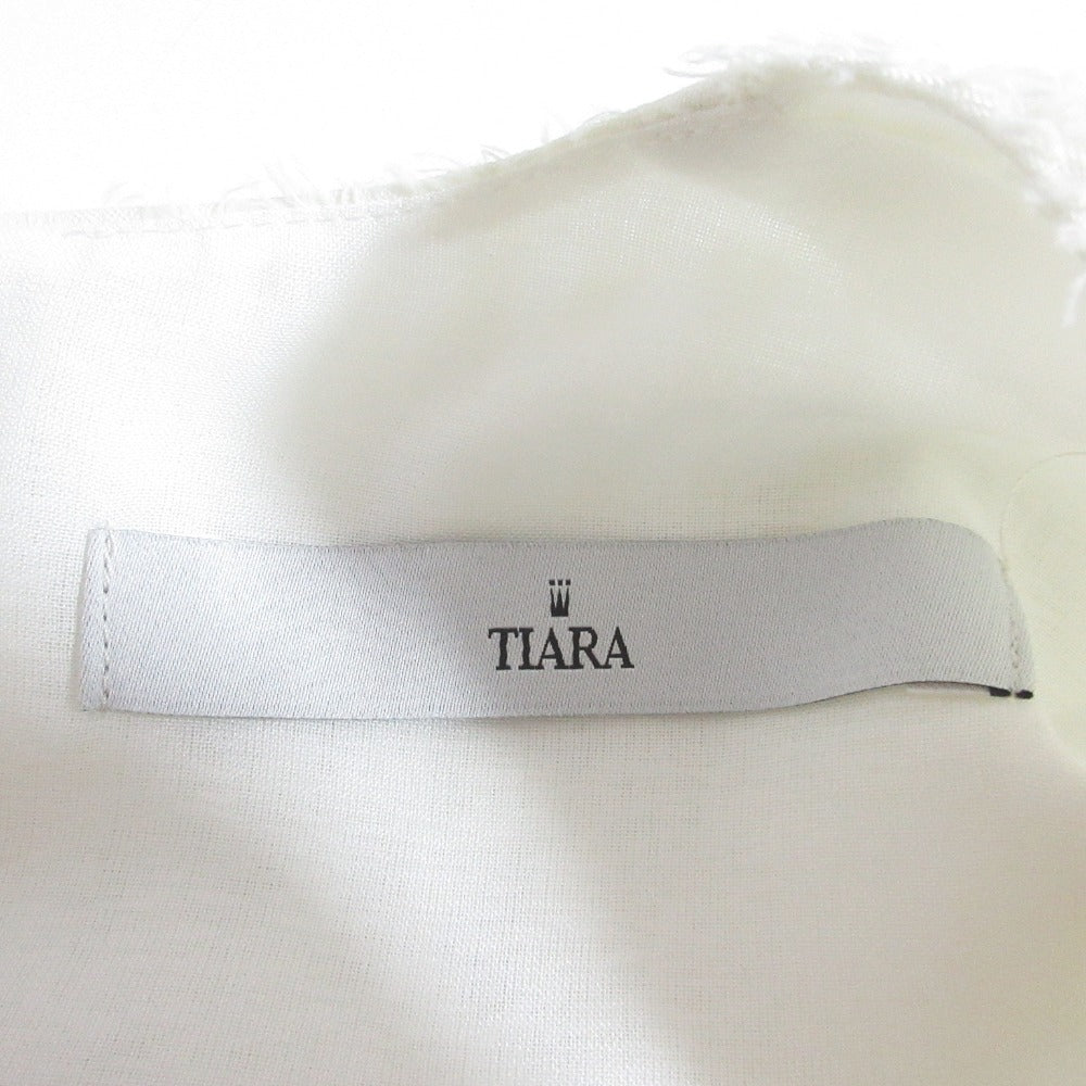 Tiara 千鳥ジャカードノースリーブトップス