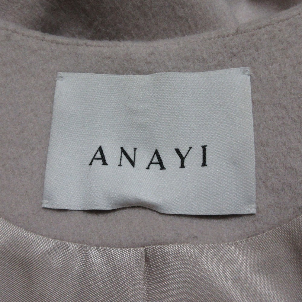 ANAYIノーカラーコート