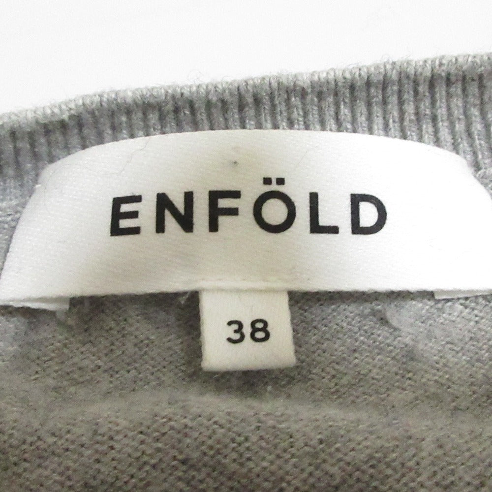 ENFOLD カシミヤ ブレンド ニット セーター