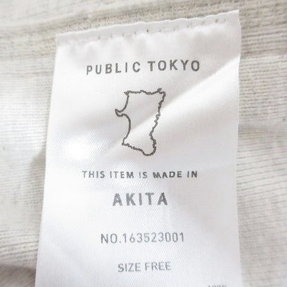 PUBLIC TOKYO フック ディテール スウェット トップ