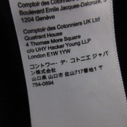 コントワーデコトニエ ウールカシミヤブレンドノーカラーロングコート