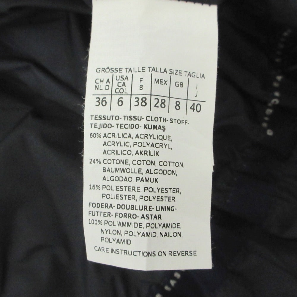 S Max Mara ベロア ジャカード コート