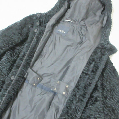 S Max Mara ベロア ジャカード コート