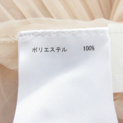 GRACE CONTINENTAL チュール タイト プリーツ スカート