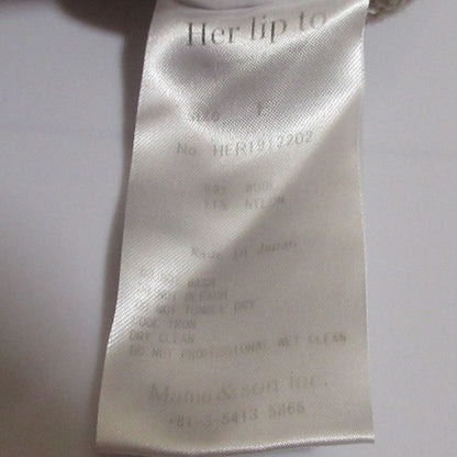 Her lip to メッセージ ニット プルオーバー