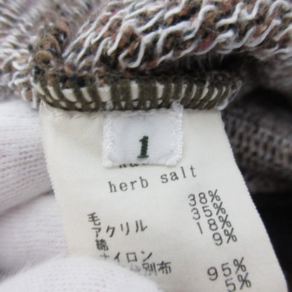 mina perhonen herb salt ミックスニットショートスリーブ