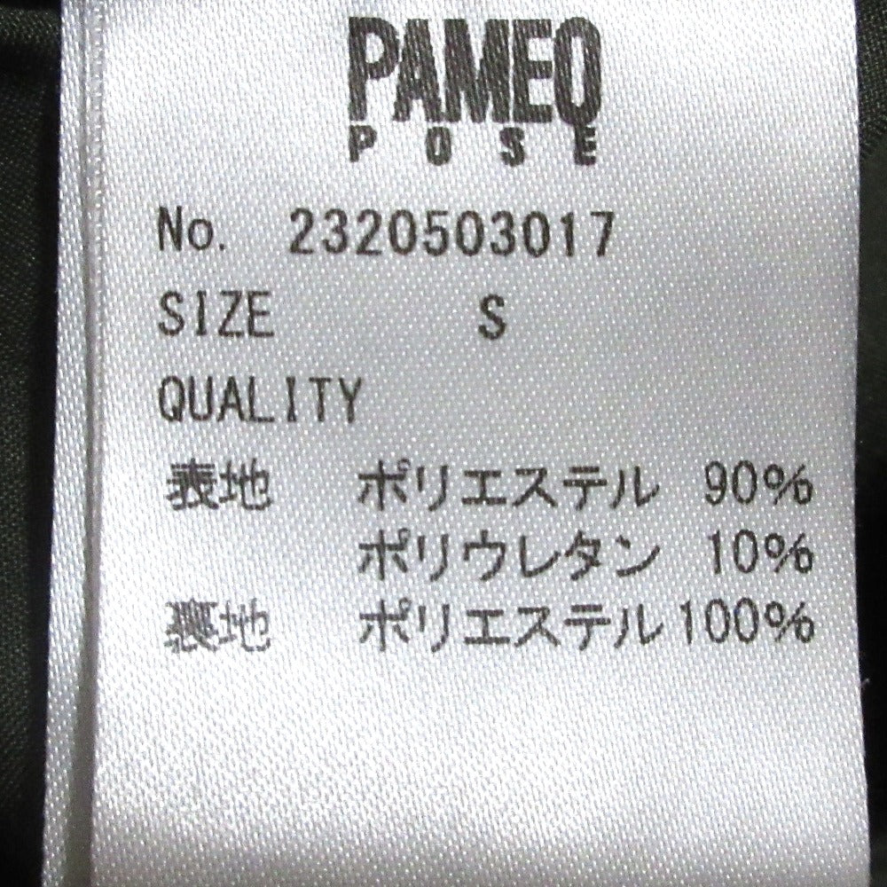 PAMEO POSE ベロア マンダリン ミニ ドレス